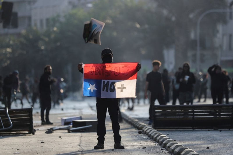 Santiago del Cile - proteste