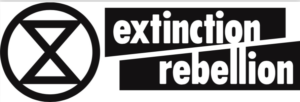 Il logo di Extinction Rebellion.